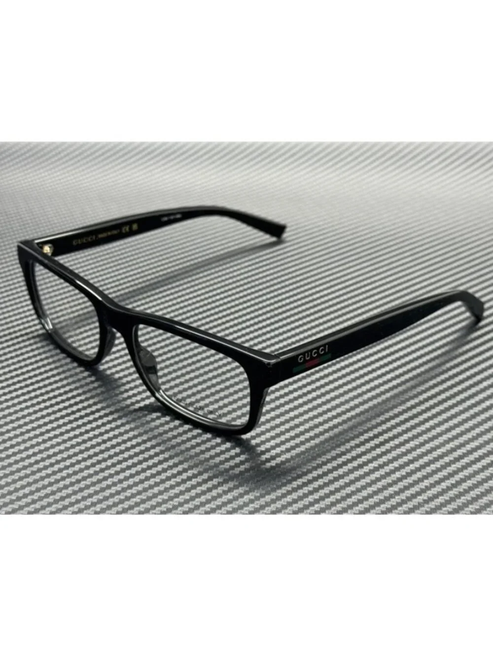 New Gucci Men Black Eyeglasses 56-18-145